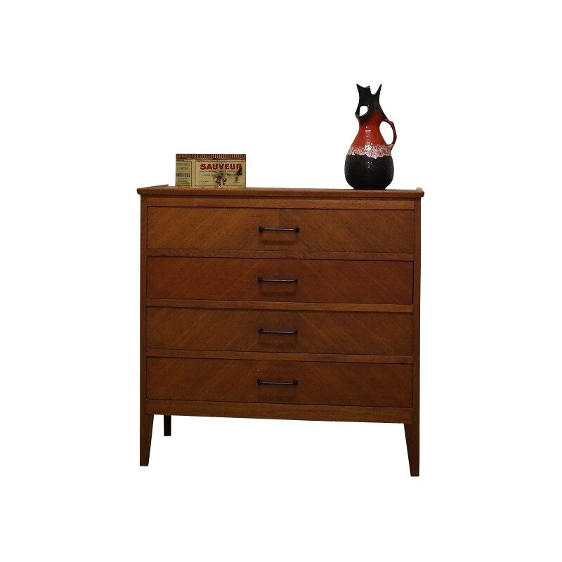 Vintage dresser with 4 drawers - 50s