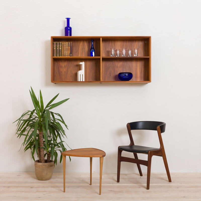 Vintage teak wall shelves, Denmark 1960s