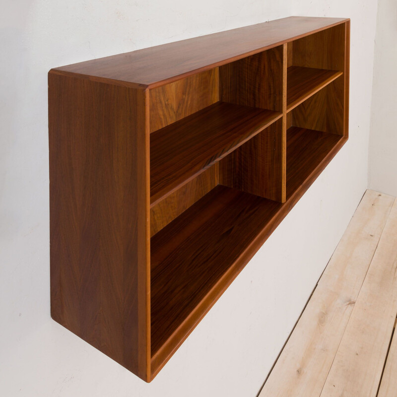 Vintage teak wall shelves, Denmark 1960s