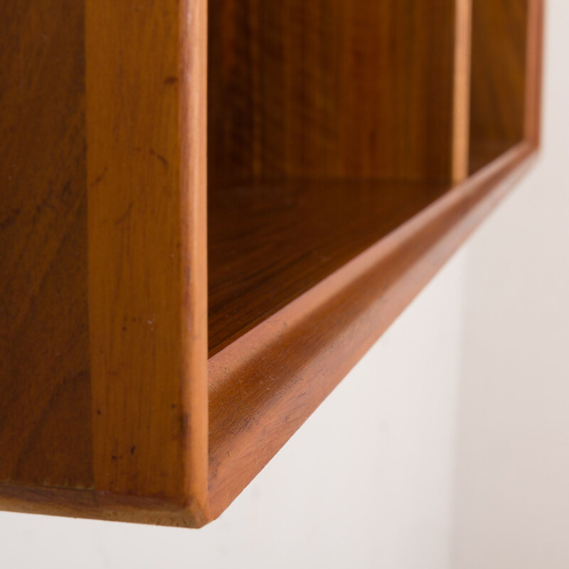 Vintage teak wall shelves, Denmark 1960s