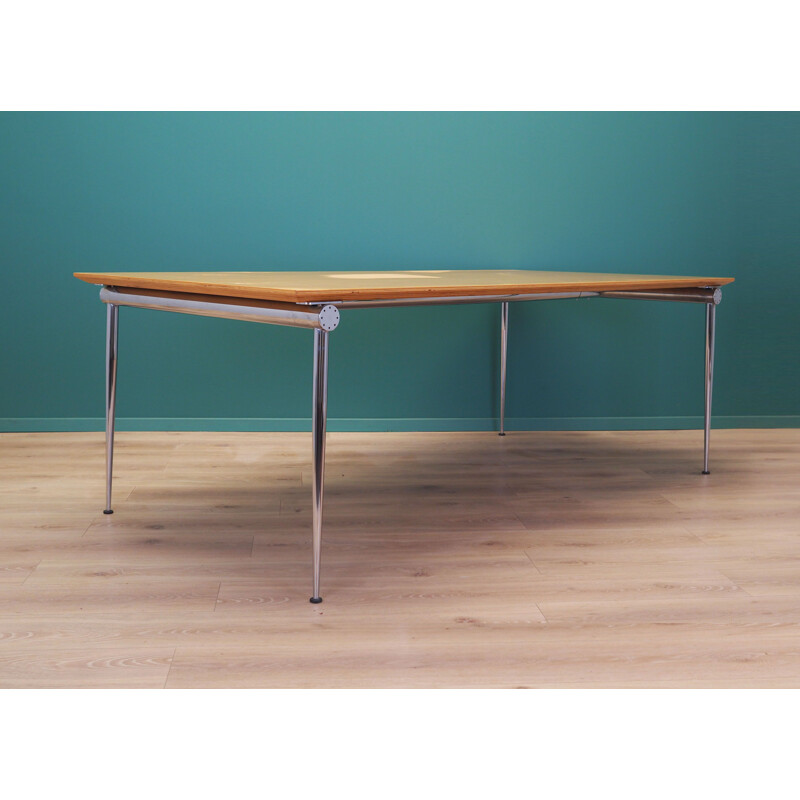 Vintage Beechwood table by Brodrene Andersen Mobelsnedkeri, Danish 1970s