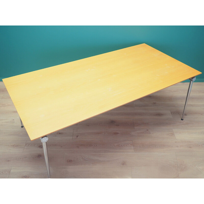 Vintage Beechwood table by Brodrene Andersen Mobelsnedkeri, Danish 1970s