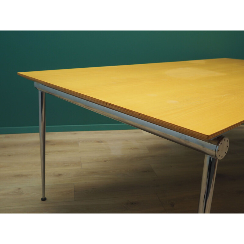 Vintage Beechwood table by Brodrene Andersen Mobelsnedkeri, Danish 1970s