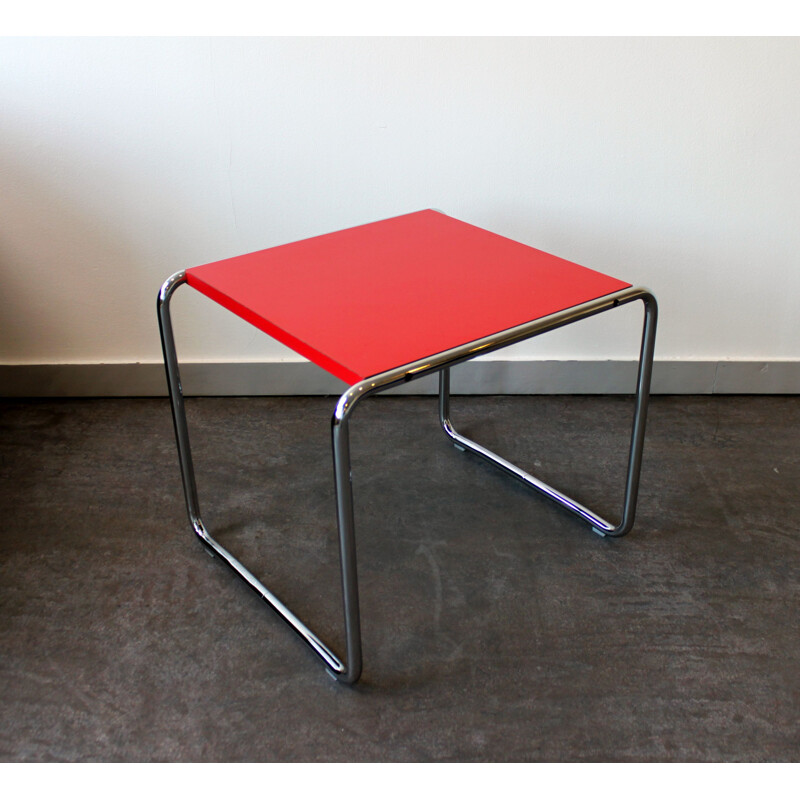 Vintage Laccio Side Table by Knoll & Marcel Breuer 1925s