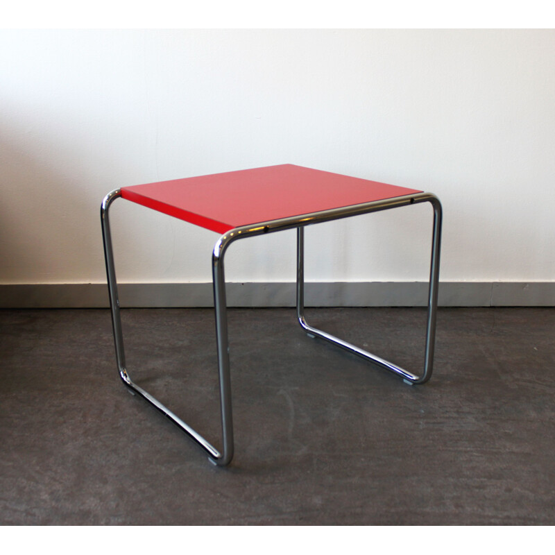 Vintage Laccio Side Table by Knoll & Marcel Breuer 1925s