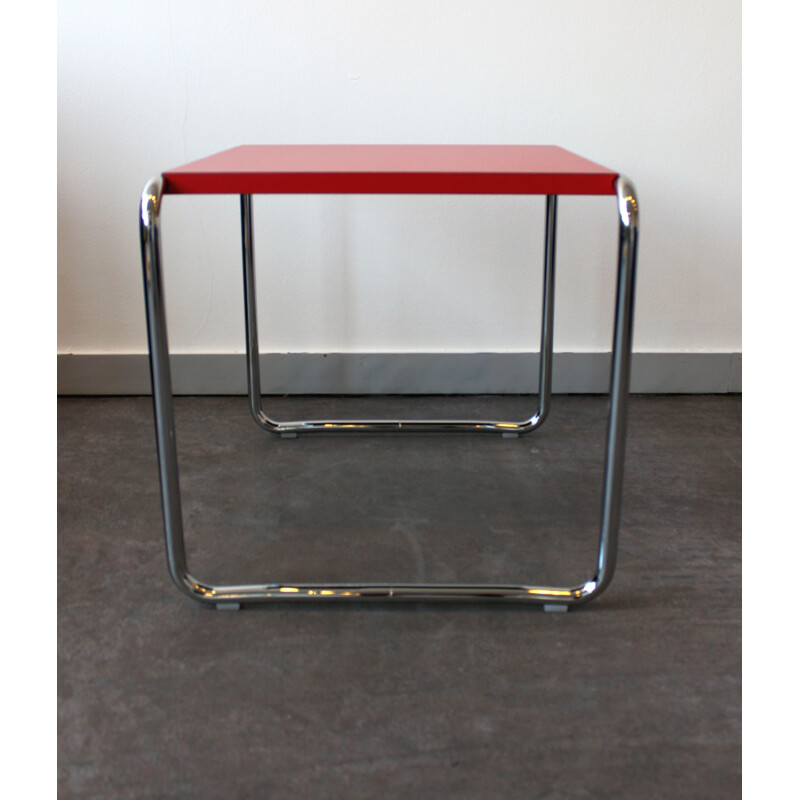 Vintage Laccio Side Table by Knoll & Marcel Breuer 1925s