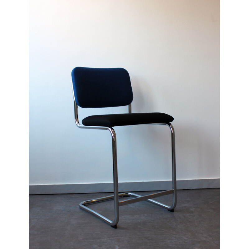 Pair of vintage Cesca Knoll bar stools by Marcel Breuer 1925s