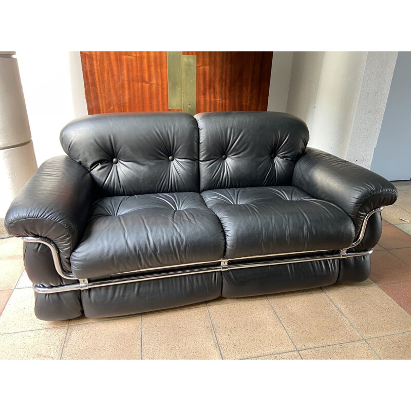 Vintage 2-seater sofa by Adriano piazzesi 1976s