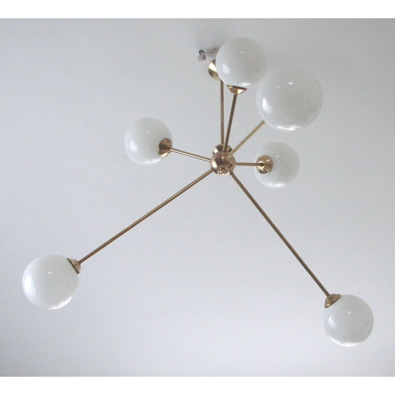 Vintage Sputnik Chandelier 1960s