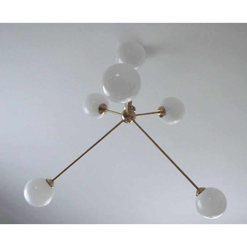 Vintage Sputnik Chandelier 1960s