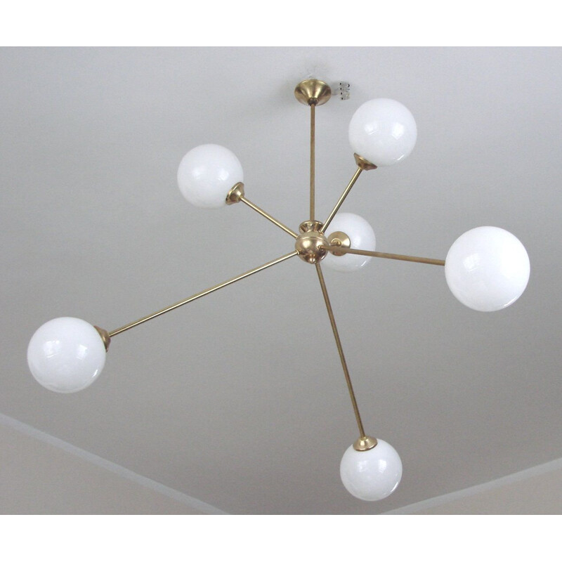 Vintage Sputnik Chandelier 1960s