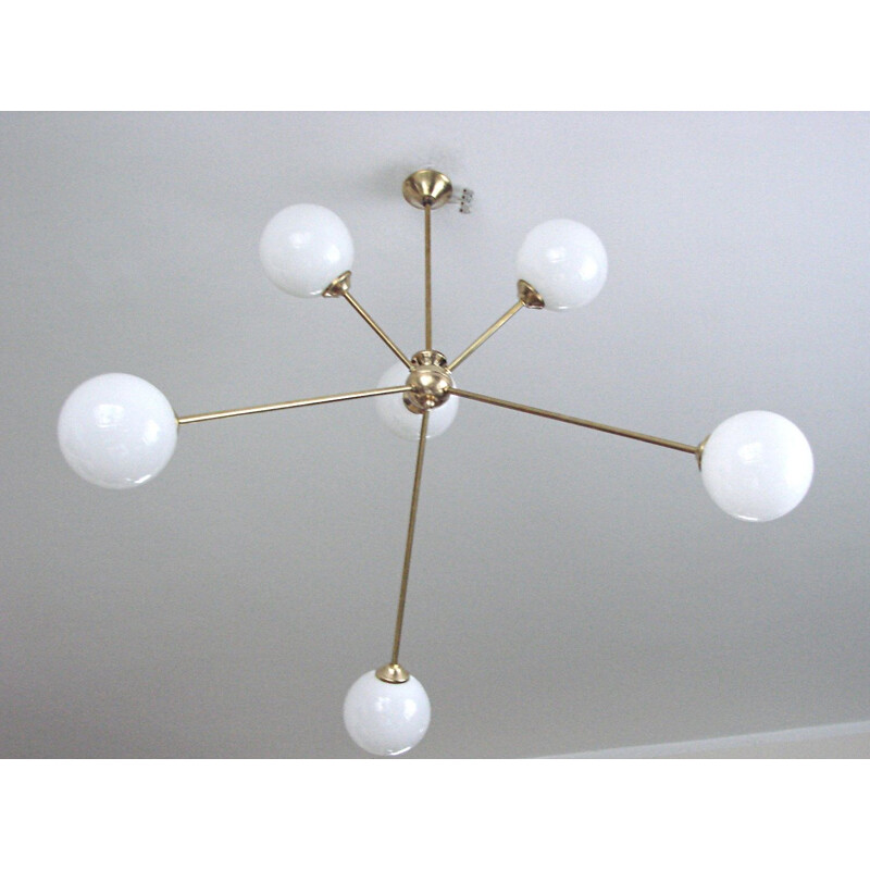 Vintage Sputnik Chandelier 1960s