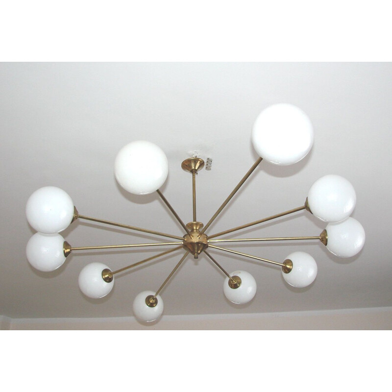 Vintage Stilnovo chandelier 1960s