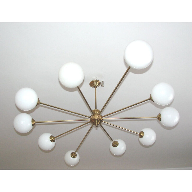 Vintage Stilnovo chandelier 1960s