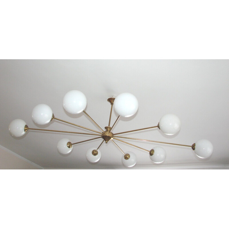 Vintage Stilnovo chandelier 1960s