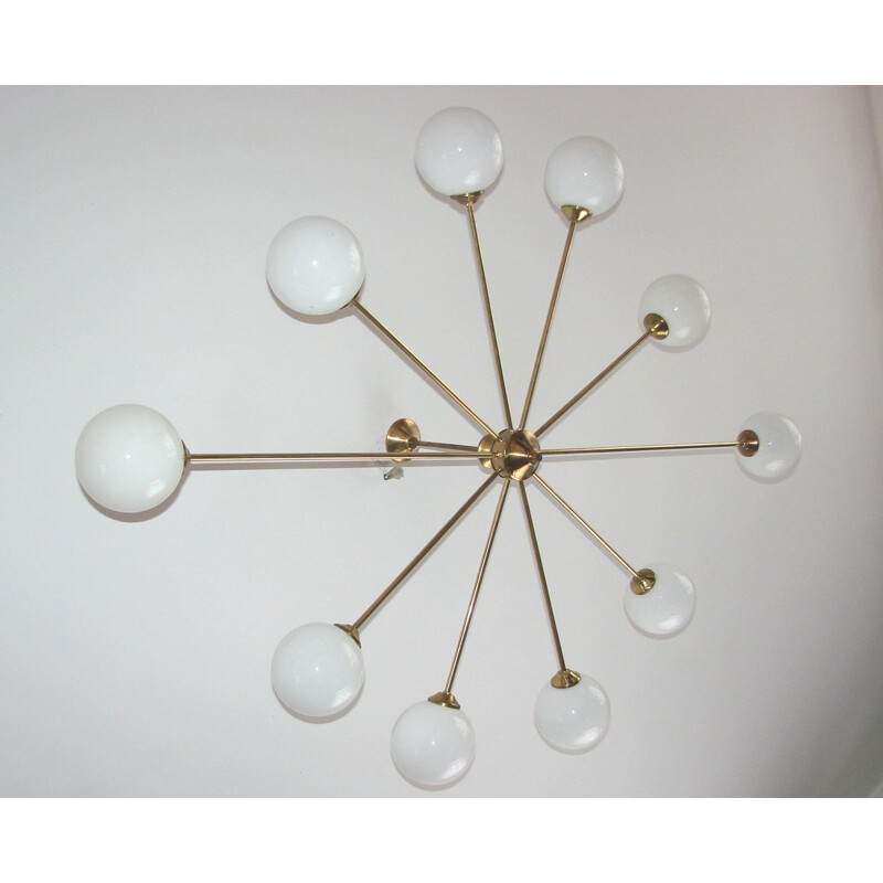 Vintage Stilnovo chandelier 1960s