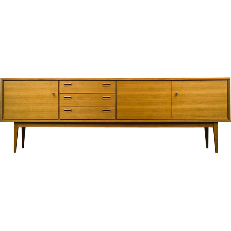 Vintage walnut sideboard XXL 1960