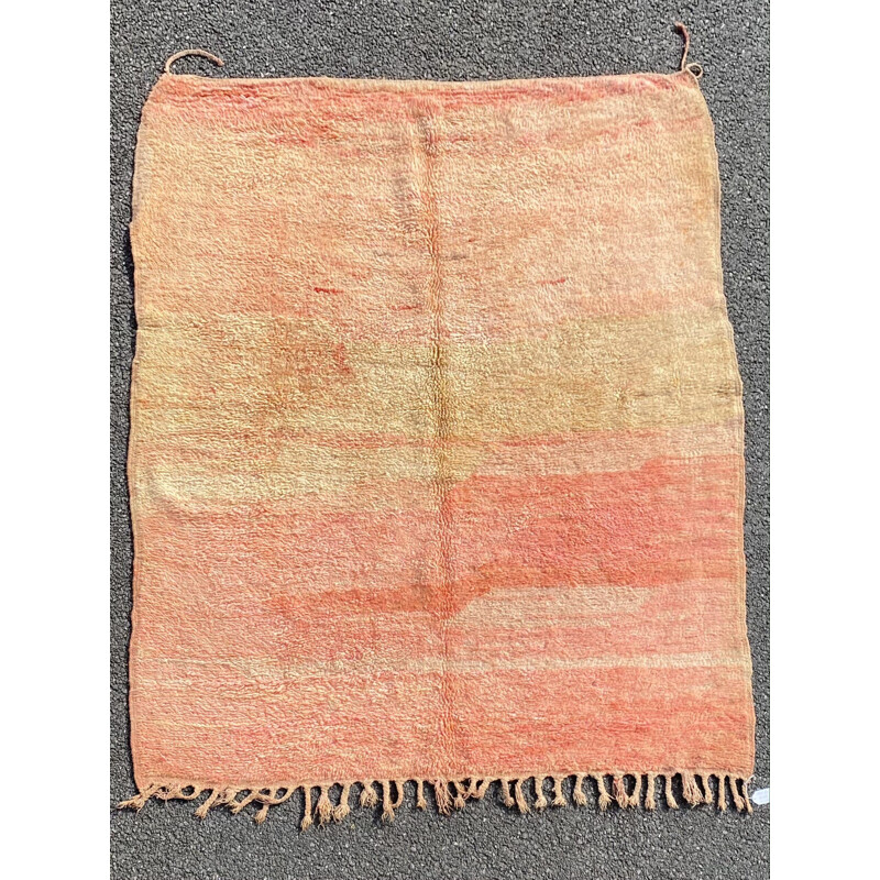 Vintage Berber wool carpet from M'Guild
