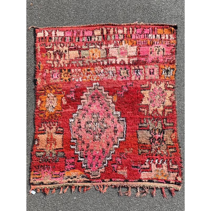 Vintage carpet Berbere Boujaad