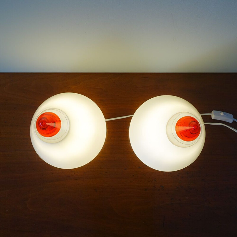 Pair of vintage Rio Table Lamp from Leucos, Italy 1960s