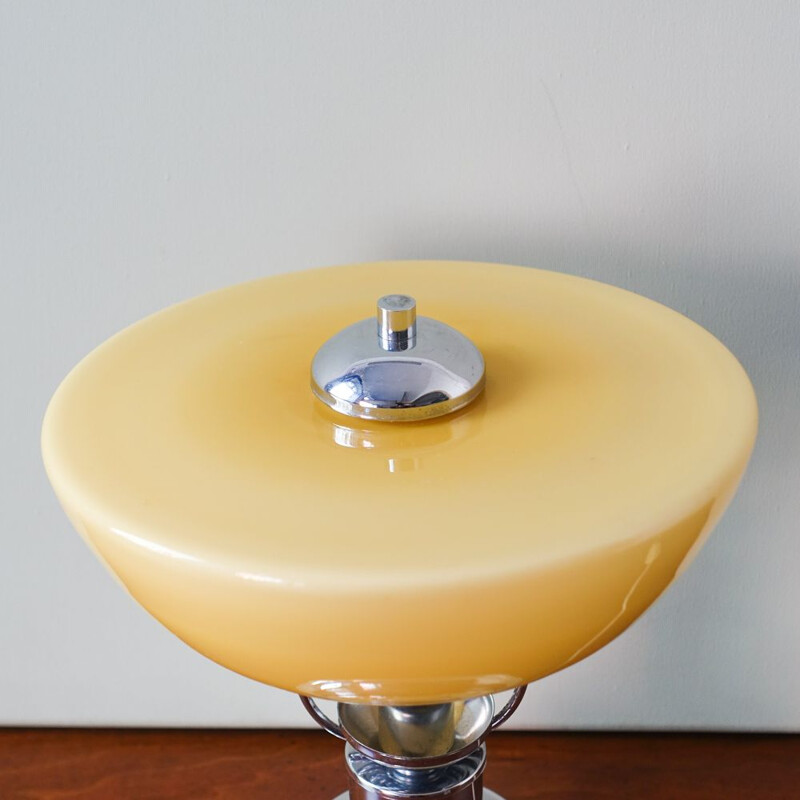 Vintage Art Deco Table Lamp, Portugal 1940s