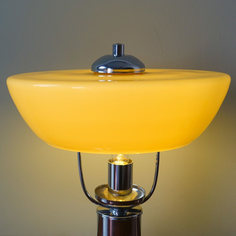 Vintage Art Deco Table Lamp, Portugal 1940s