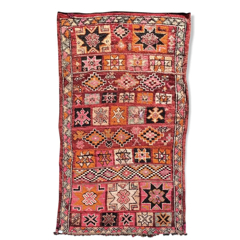 Tapete de lã Vintage Berber Boujaad