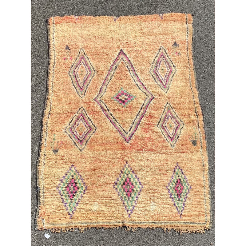 Vintage Berber Boujaad Carpet