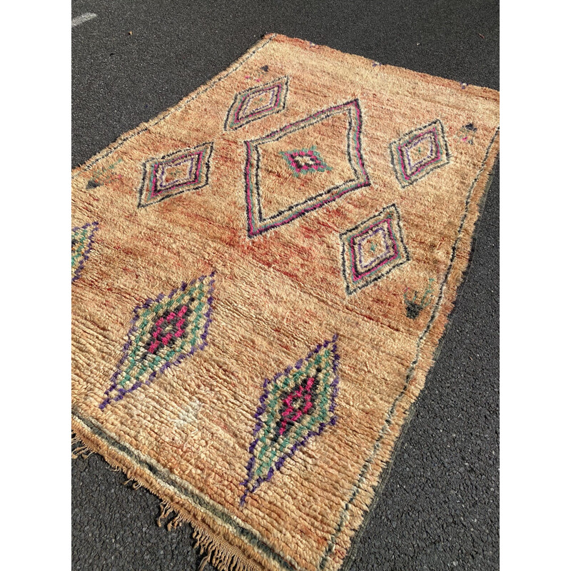 Vintage Berber Boujaad Carpet