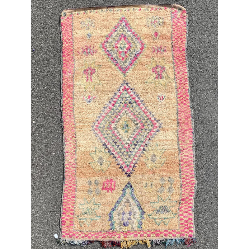 Vintage berber boujaad carpet