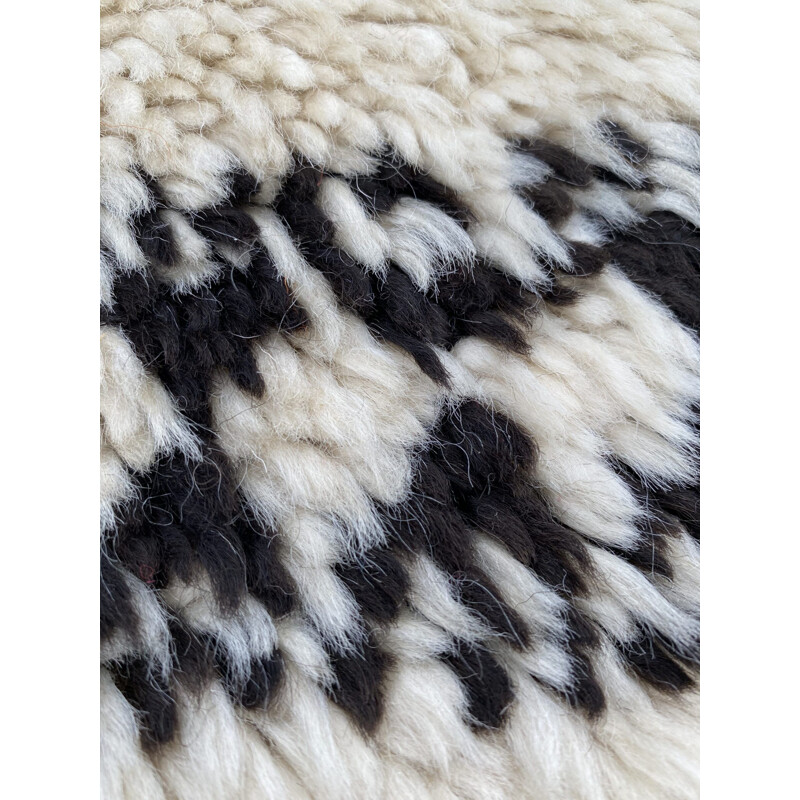 Alfombra bereber vintage de lana de Beni Ourain