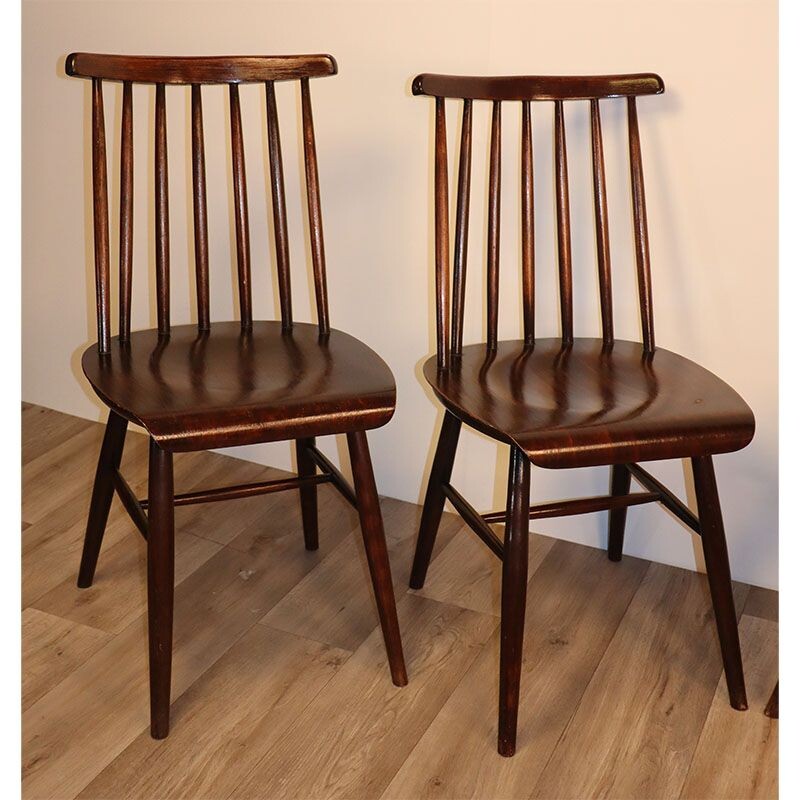 Set of 4 vintage chairs, Scandinavian 1960s