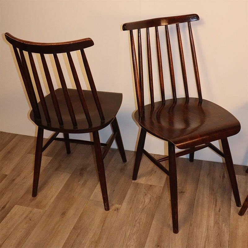 Set of 4 vintage chairs, Scandinavian 1960s