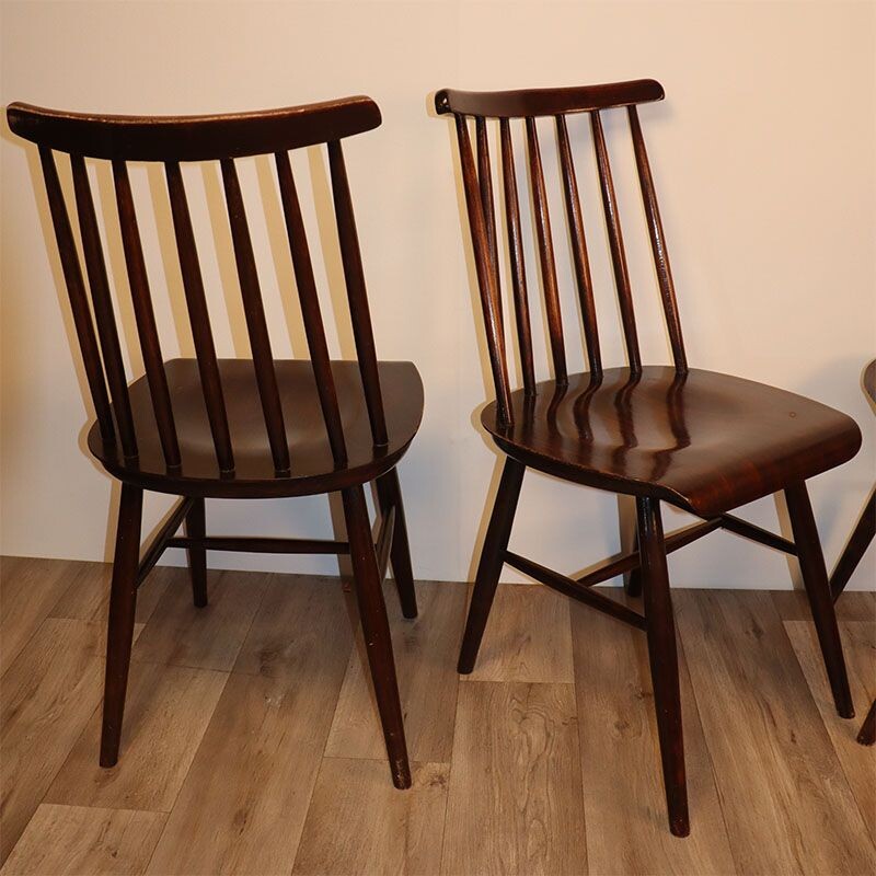 Set of 4 vintage chairs, Scandinavian 1960s