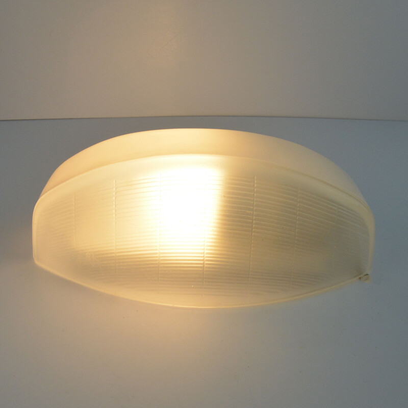 Vintage Modernist wall lamp by W. Wagenfeld for Lindner, Germany 1970s