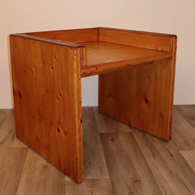 Vintage bedside or side table in pine 1960s