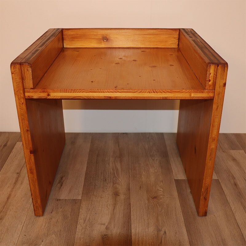 Vintage bedside or side table in pine 1960s