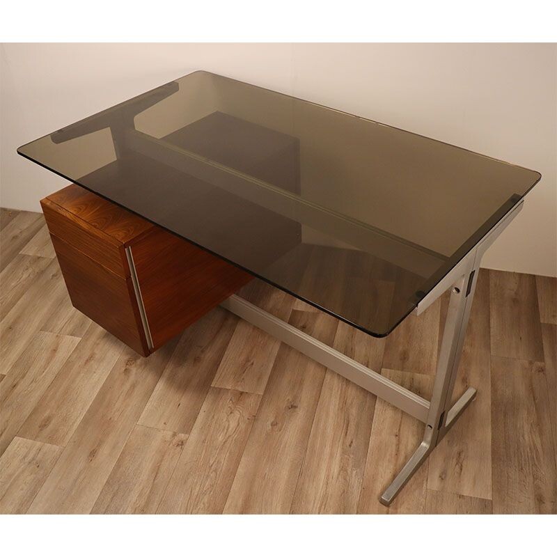 Vintage desk by Etienne Fermigier 1970s