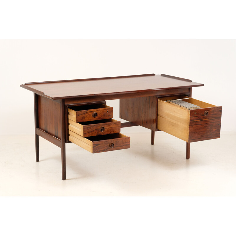 Vintage rosewood desk, Denmark 1960s