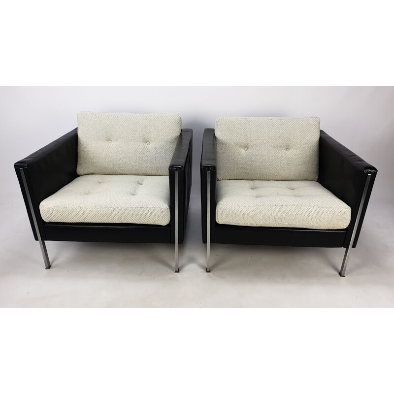 Pair of vintage 442 Club Chairs by Pierre Paulin for Artifort 1960s