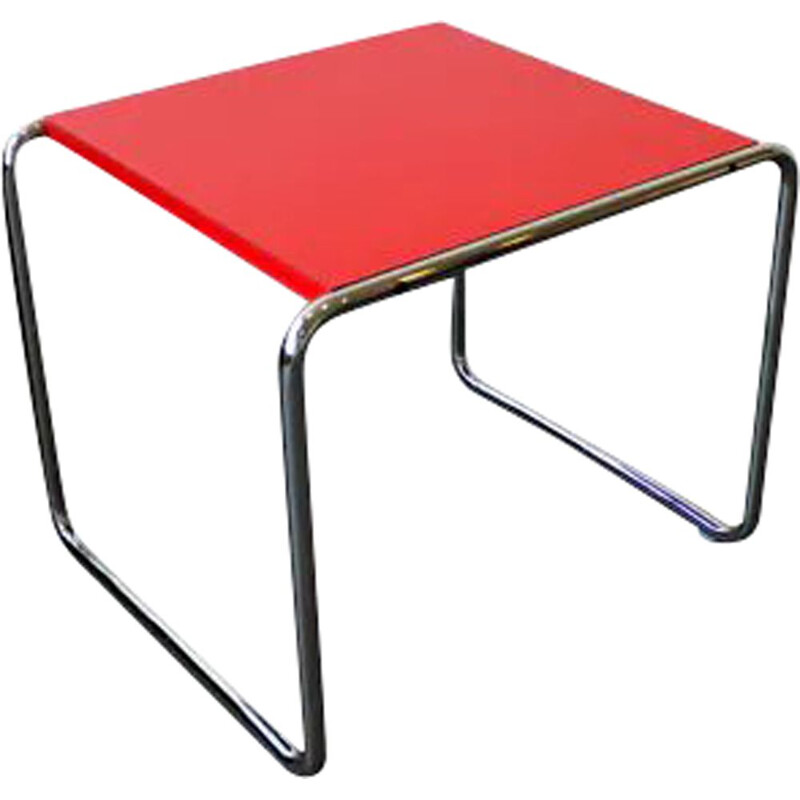 Vintage Laccio Side Table by Knoll & Marcel Breuer 1925s