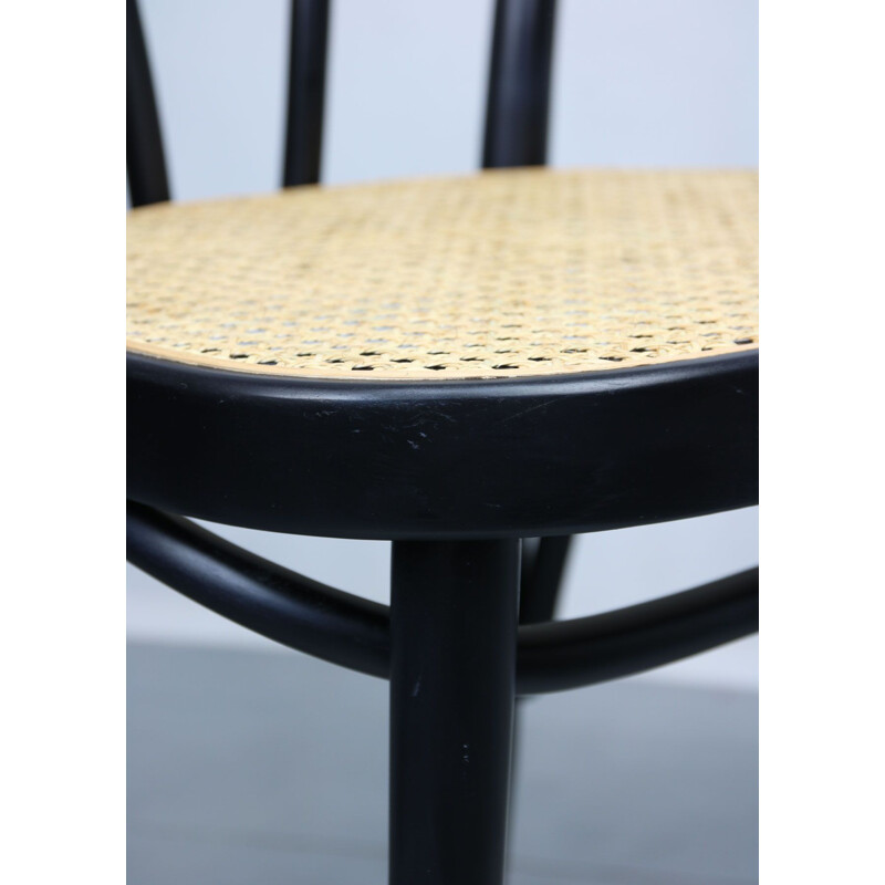 Paire de chaises vintage N218 noires par Michael Thone