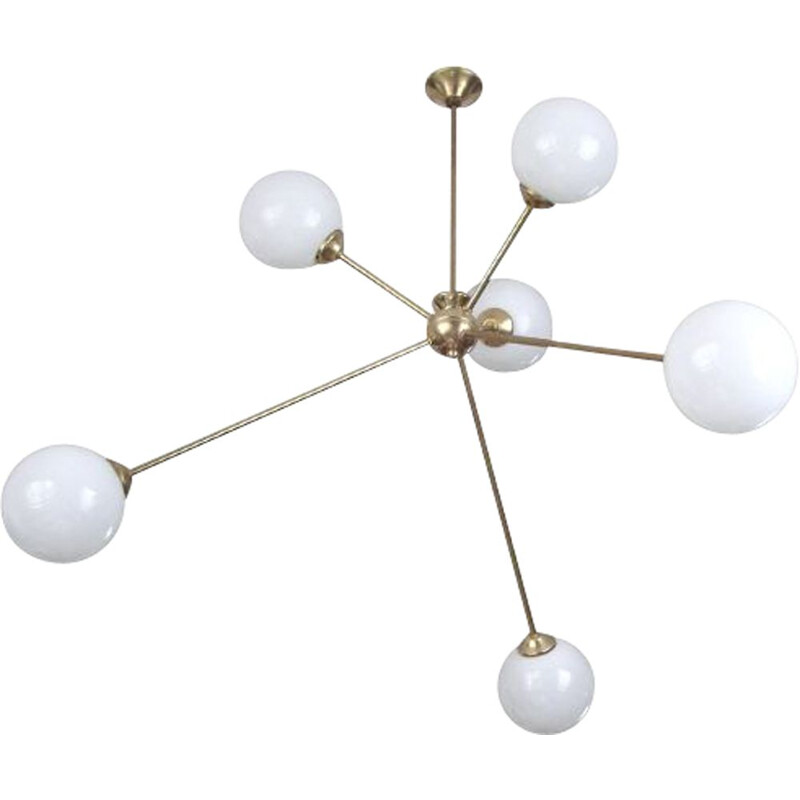 Vintage Sputnik Chandelier 1960s