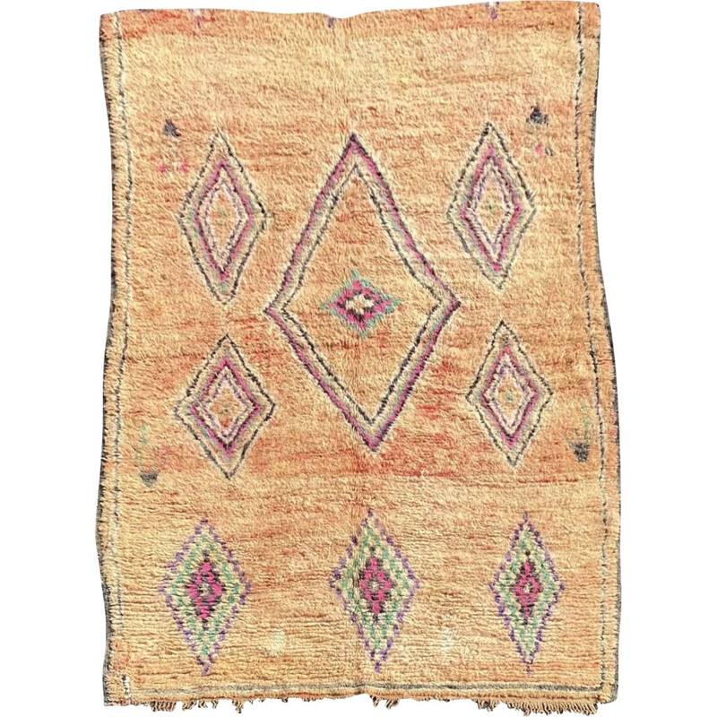 Vintage Berber Boujaad Carpet