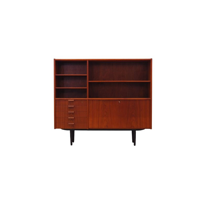 Vintage Teak bookcase by Carlo Jensen & Hundevad, Danish 1970s