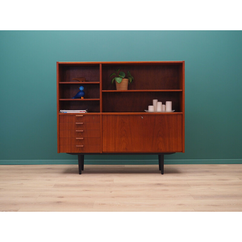 Vintage Teak bookcase by Carlo Jensen & Hundevad, Danish 1970s