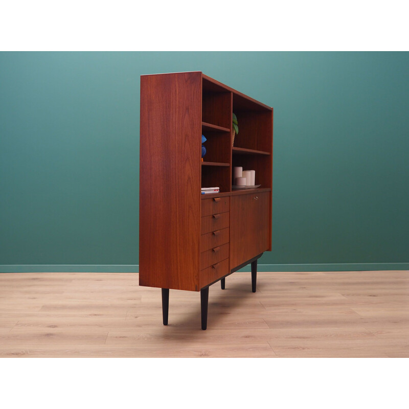 Vintage Teak bookcase by Carlo Jensen & Hundevad, Danish 1970s