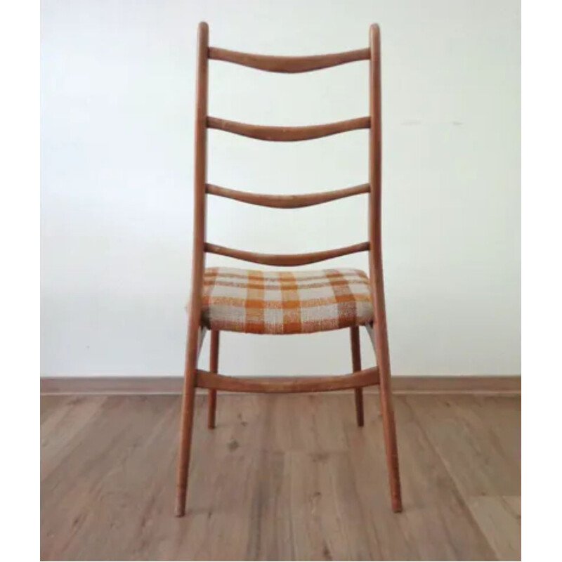 Conjunto de 4 cadeiras de teca vintage por Habeo, Alemanha 1960