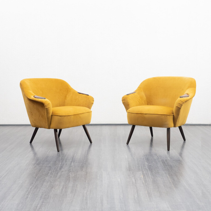 Pair of vintage cocktail chair 1950s