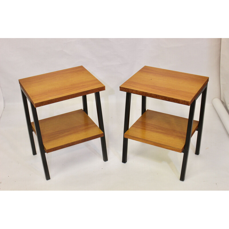 Pair of small vintage tables 1950